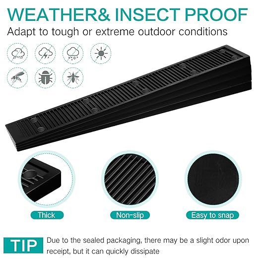 Pangda 100 Pack 8 Inch Composite Plastic Shims for Leveling Multi Purpose Heavy Duty Furniture Composite Leveler Wedges, Adjustable Shims for Table Toilet Hot Tub Furniture