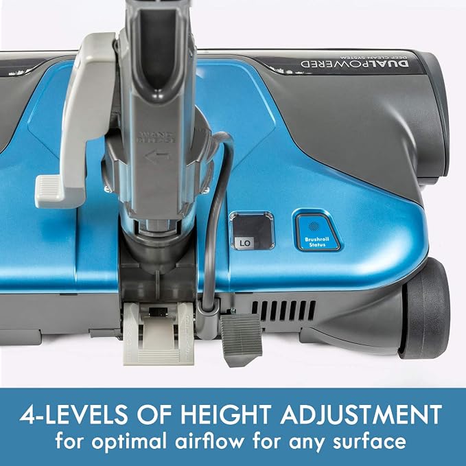 Kenmore BC3005 Pet Friendly Lightweight Bagged Canister Vacuum Cleaner with Extended Telescoping Wand, HEPA, 2 Motors, Retractable Cord, and 4 Cleaning Tools, Blue
