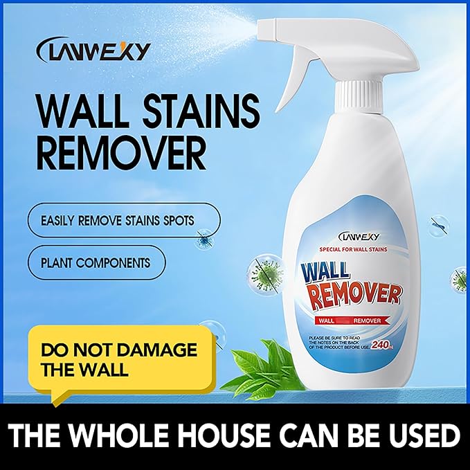 LANWEXY-Highly Effective Removal Spray,Wall Cleaner Spray-Bathroom Foam Cleaner for Shower,Wall,Ceiling,Wood,Kitchens,Tile,Killer with Prevention Inhibitor-3 bottles