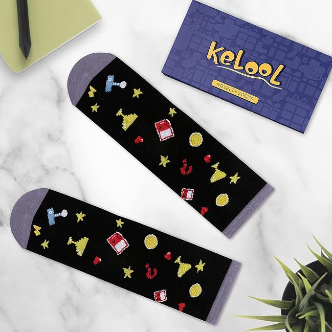 Kelool Do Not Disturb I'm Gaming Socks,Men Gifts for Men Teen Boys Dad Son Kid St Patricks Day Father Mothers Day Socks Gifts