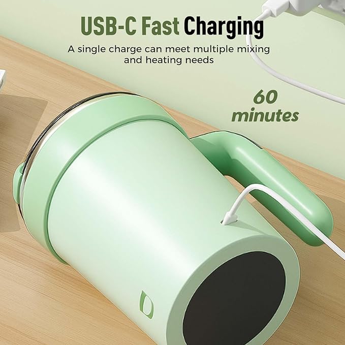 Electric Coffee Mug Cup Self Stirring Coffee Tumbler Travel Coffee Mug Warmer Automatic Magnetic Stirring Coffee Mug Coffee Travel Mug Stirring Cups Coffee Mug Warmer (Purple)