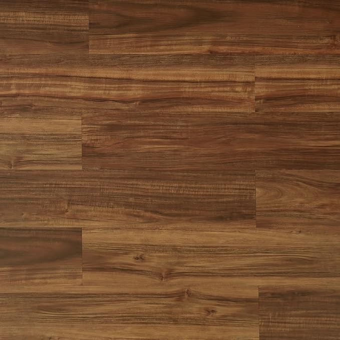 Peel and Stick Wall Panels, Easy Self Adhesive Vinyl Tiles Wall Planks, Farmhouse Wood Grain Shiplap for Kitchen Bedroom Interior WallDecor (12 pcs/18.1 Sq Ft/Box) (Horse Brown Smoked Wood)