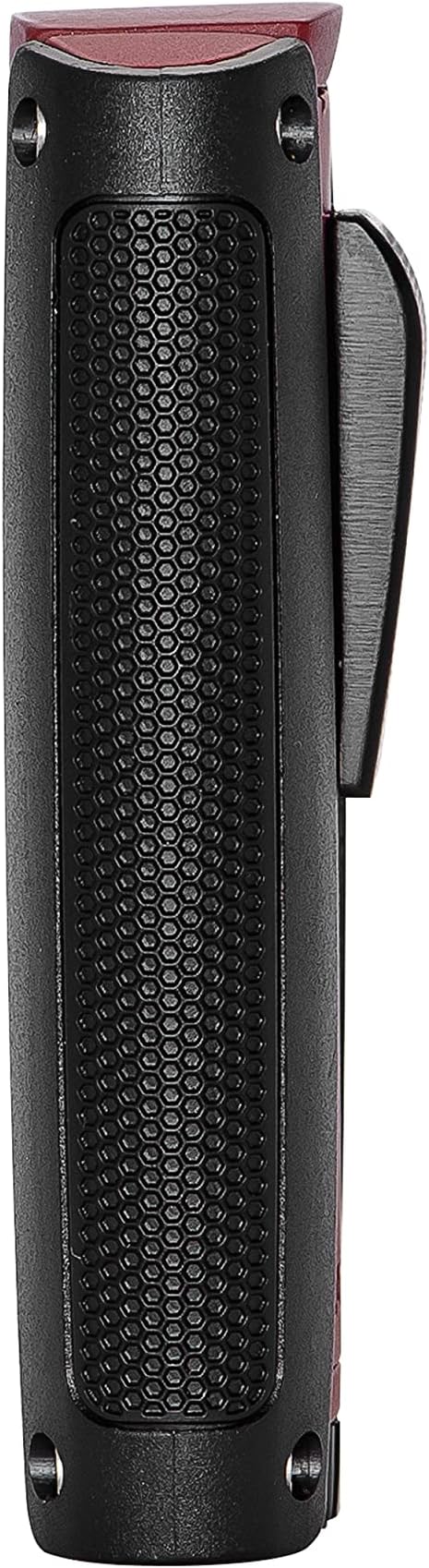 Xikar Turismo Double Jet Flame Cigar Lighter, Attractive Gift Box, Pocket-Friendly, Protective Flip-Lid, Over-Sized Fuel Tank, Matte Red