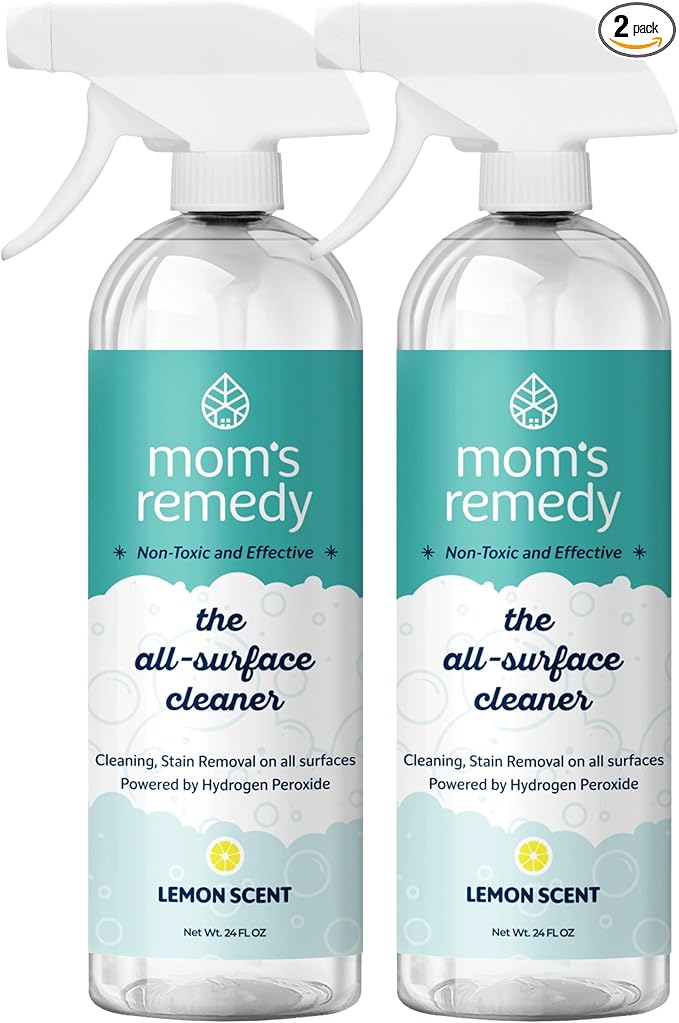MOMREMEDY Hydrogen Peroxide All Purpose Cleaning Spray | Multipurpose Home Cleaner | Fabric and Laundry Stain Remover | All Surface Kitchen and Bathroom | Non Toxic