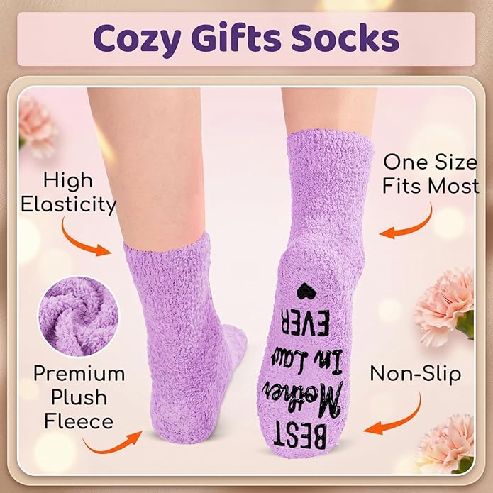 HAPPYPOP Mothers Day Socks - Sisters Aunt Gifts, Gifts for Sister Daughter Mother in Law