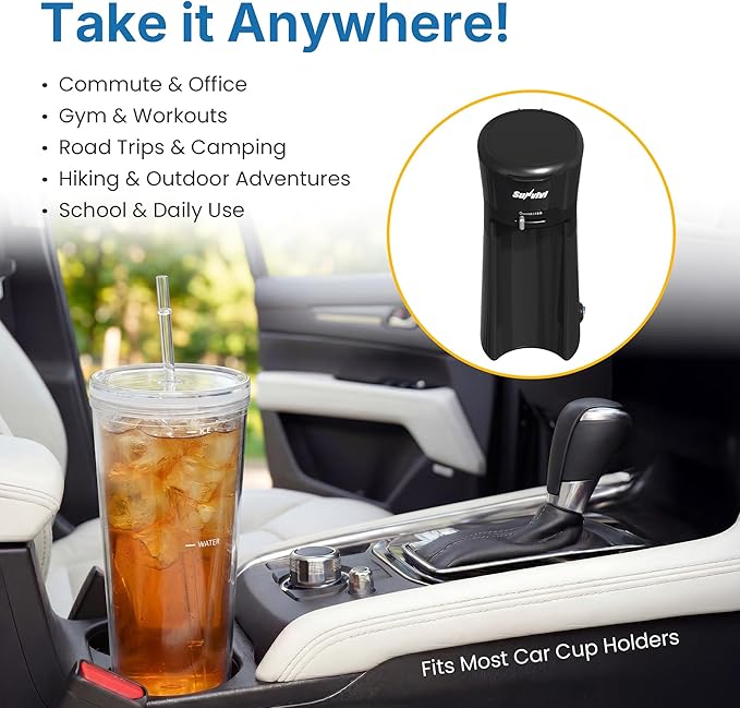Iced Tea Maker Machine with 20OZ Pitcher, Cold Brew Coffee Maker with Reusable Filter, Strength Control for Flavor, Compact Single Serve Machine for Grounds/Tea for Home & Office, Black
