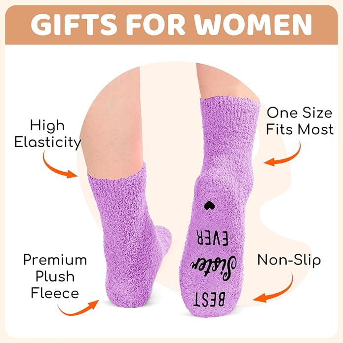 HAPPYPOP Mothers Day Socks - Sisters Aunt Gifts, Gifts for Sister Daughter Mother in Law