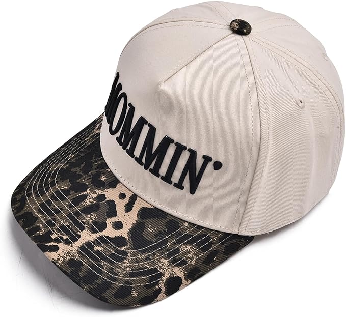 Womens Trucker Hat - with Mommin Embroidery Ponytail Fit - Mothers Day Great Gifts for Mom Wife Stepmom