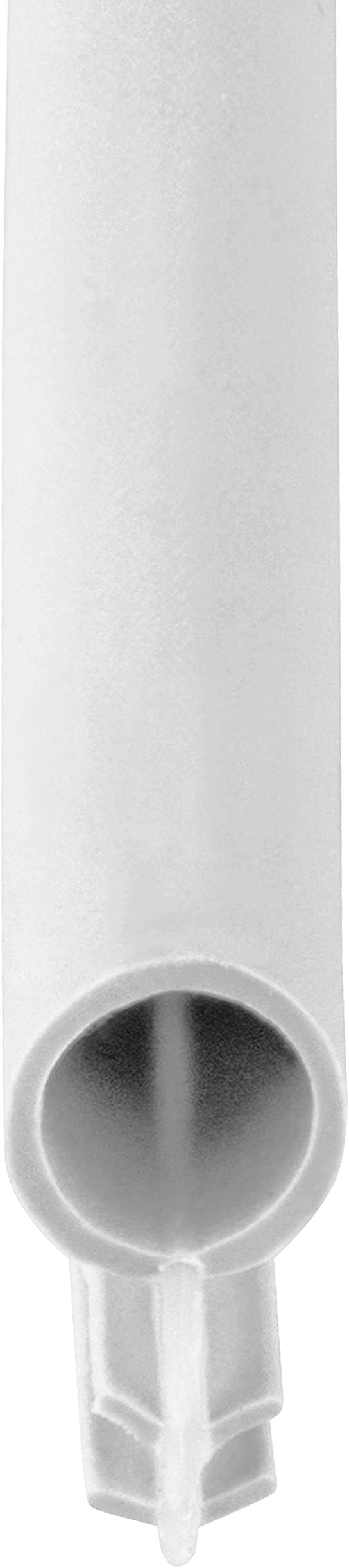 Window Weatherstrip Seal 1/4" Bulb Bubble Kerf Mount 4 Colors & 6 Length Options (500", White)