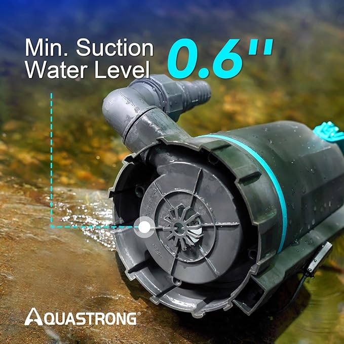 Aquastrong 1/2HP Automatic Submersible Sump Pump 3159 GPH