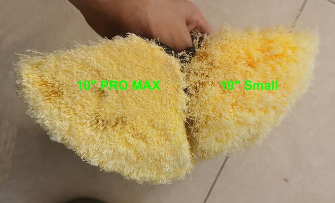 CARCAREZ 10" Small Car Wash Brush Head with Soft Bristle