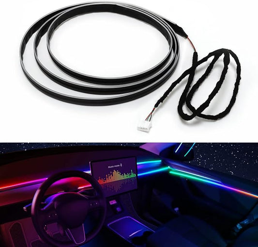 Dreamcolor Acrylic Interior Car LED Strip Light 55.1-inch, Fits Dreamcolor Main & Sub-Controllers