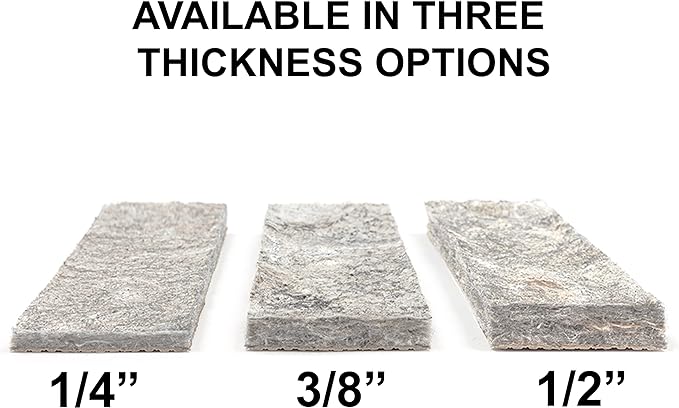 Mohawk Home Non Slip Rug Pad 3' x 12' - 3/8" Thick Felt + Latex Rubber Gripper - Dual Surface Cushion for Hardwood, Carpet, Tile Floors, Made in USA