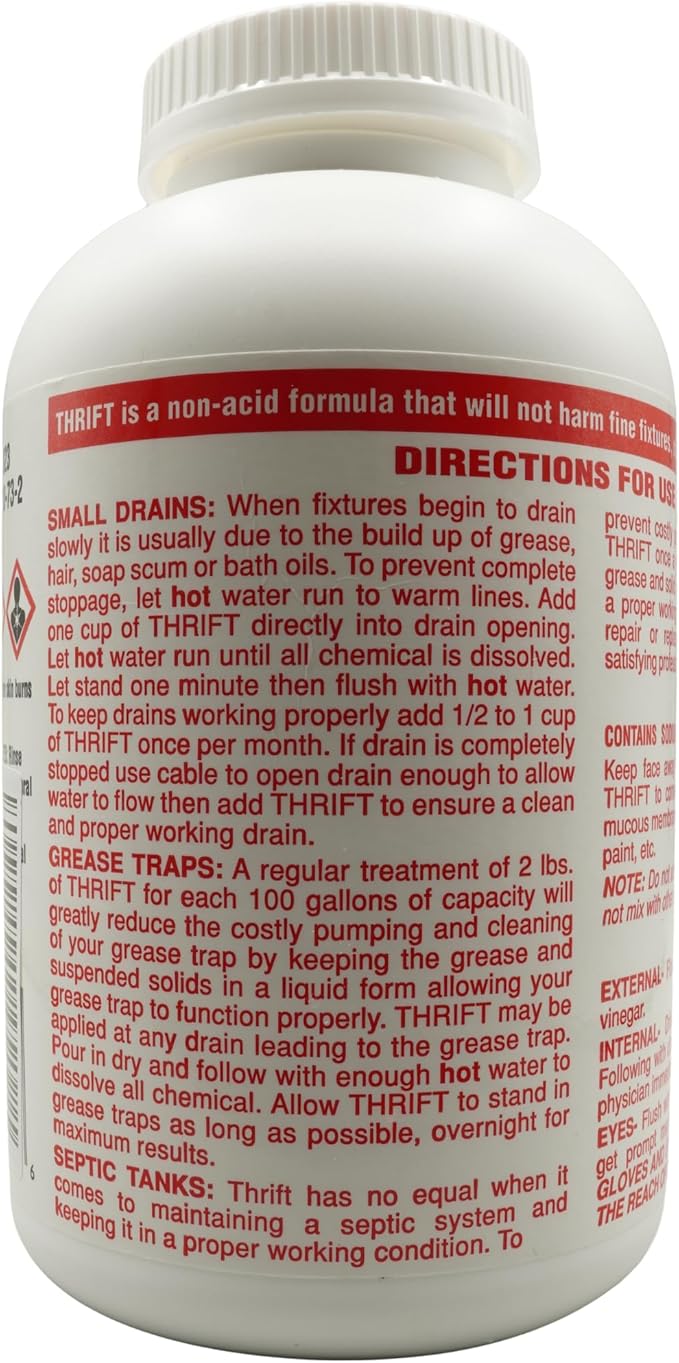 Thrift MARKETING GIDDS-TY-0400879 Drain Cleaner 2 lb (3-(Pack))