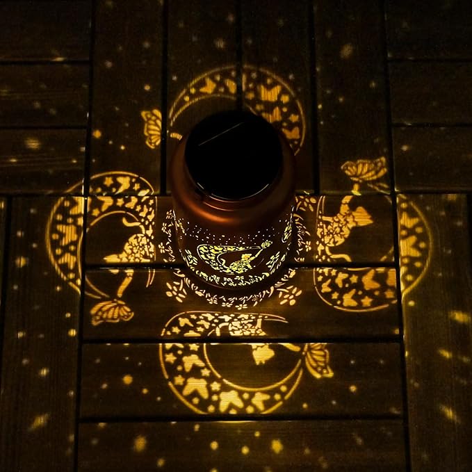 Mothers Day Gifts for Mom Grandma - Birthday Gifts for Women, Cat Solar Lights Outdoor Waterproof, Decorations Outside for Yard, Garden Decor Solar Lantern