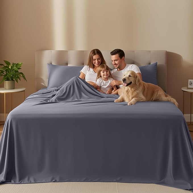 Utopia Bedding Twin XL Sheet Set – 3 Piece Bed Sheets for Twin XL Size Bed, Soft and Breathable Microfiber, Includes 1 Fitted Sheet, 1 Flat Sheet and 1 Pillowcase – Oeko Tex (Grey)