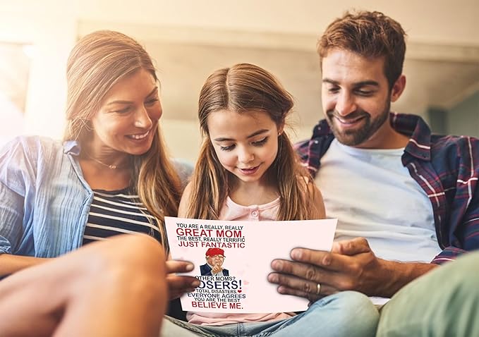 Funny Mothers Day Card Gifts for Mom, Wife - Mothers Day Gifts for Mom from Daughter, Son, Kids, Husband on Mothers Day - Heartfelt Message to Mother, Perfect for Birthday, Mothers Day Gifts, Humorous Mom Greeting Cards, Premium Quality