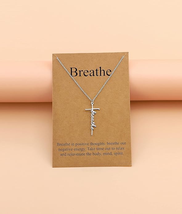 Lcherry Faith Cross Pendant Necklace for Women Religious Christian Jewelry Mother's Day Gifts for Women