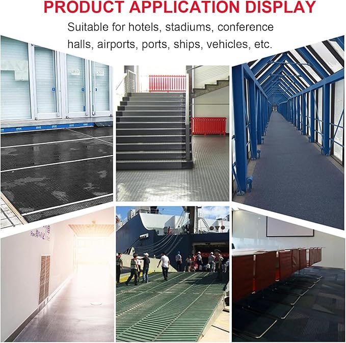 Heavy Duty Coin-Grip Rubber Flooring Roll 4x6 FT, Multi-Purpose Waterproof Anti-Slip Floor Mat, Easy to Clean Under Equipment, Mats for Garage, Gym, Stable, Basement, Kennel