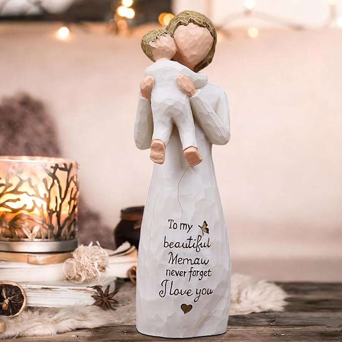 Memaw Gifts for Grandma, Gifts for Memaw, Meemaw Gift for Grandmother, Sculpted Hand-Painted Figurine