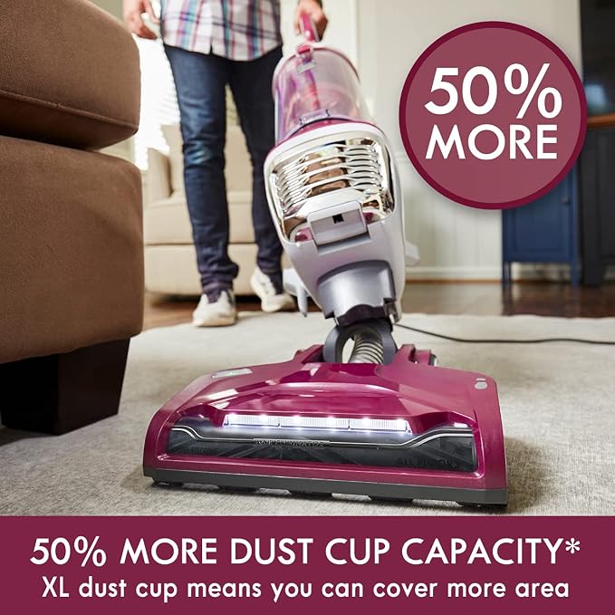 Kenmore DU5092 bagless Upright Vacuum Carpet Cleaner 2-Motor Power Suction with Hair Eliminator brushroll, pet Handi-Mate, 2L, Wine W/Lift-up Design | 2-Motor Power Suction, Hair Eliminator Brushroll, Pet Handi-Mate, 2L Capacity
