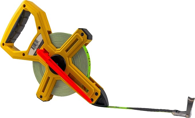 Komelon 6611 Open Reel Fiberglass Tape Measure, 100-Feet