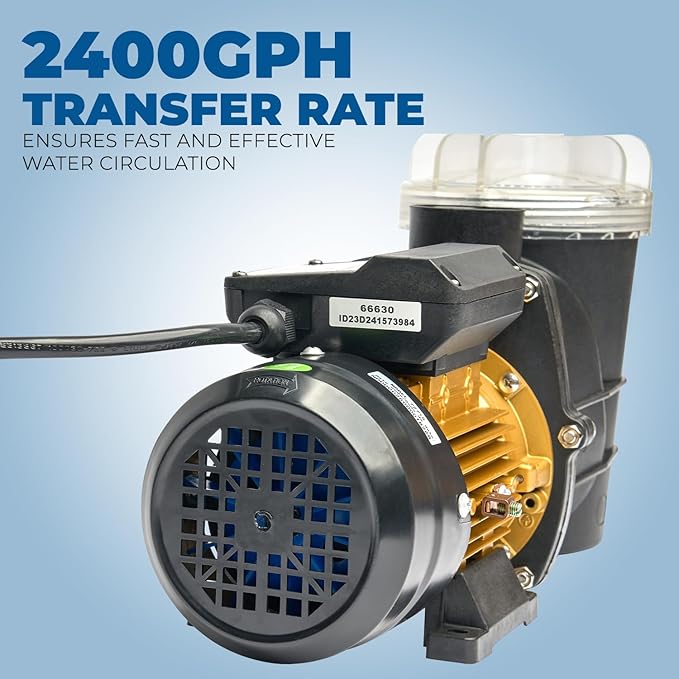 XtremepowerUS 3/4HP Self-Priming Above Ground Pool Pump 2400 GPH