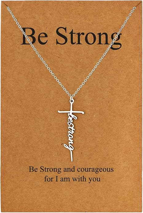 Lcherry Faith Cross Pendant Necklace for Women Religious Christian Jewelry Mother's Day Gifts for Women