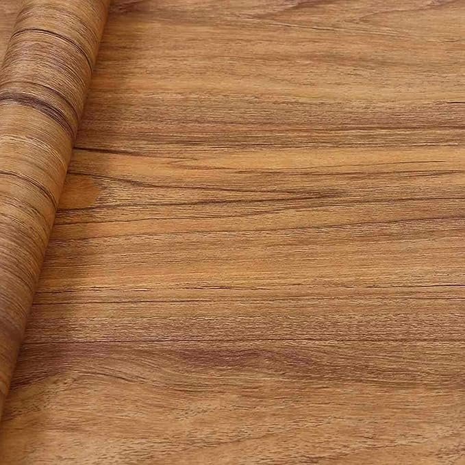 COSNIGHT 23.6" ×118" Wood Grain Wallpaper Peel and Stick Vinyl Film Self Adhesive Decor Wall Paper for Cabinet Drawer Shelf Liner Easy to Clean