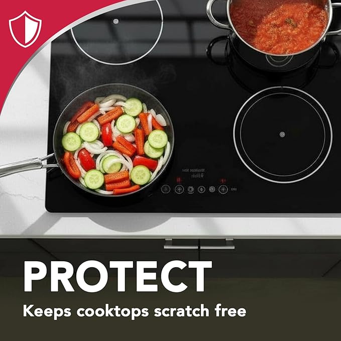 Weiman 6-Pack Cooktop Cleaning Spray – Cooktop & Oven Cleaner for Streak & Residue Free - Non-Abrasive Degreaser Safe for Glass & Ceramic