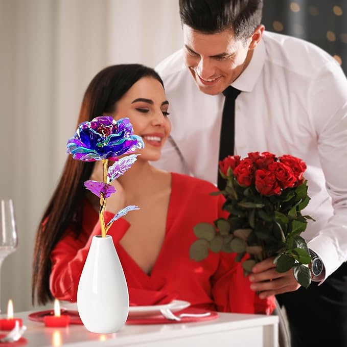 Tmacker Gifts for Mom from Daughter Son Husband, Mothers Day Mom Gifts for Daughter Wife Grandma Her Sister, Artificial Rose Flowers on Mothers Day Christmas Valentine Birthday Anniversary