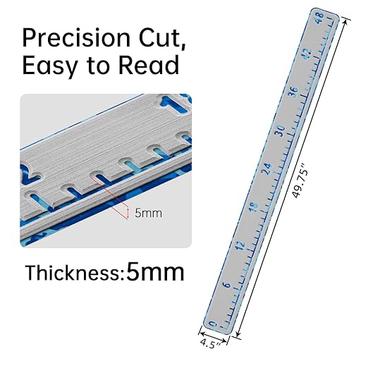 HZshark EVA Foam Fish Measuring Board, Fish Ruler with 3M Self-Adhesive Backing,48" Fishing Tape Measure for Boats Sailboats Yachts Kayaks