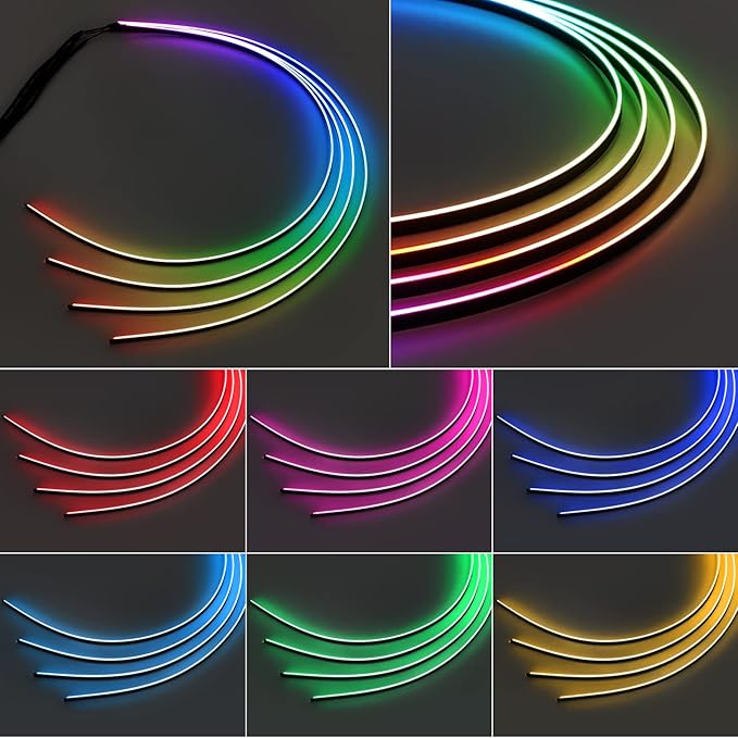 Dreamcolor Acrylic Interior Car LED Strip Light 55.1-inch, Fits Dreamcolor Main & Sub-Controllers