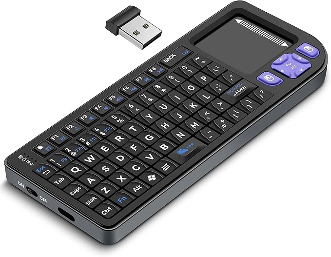 All-in-One Mini Keyboard with Touchpad, a Sturdy Aluminum Frame. Rechargeable & Portable. Seamless Connectivity with iPad, Mac, and PC. The Perfect Companion for Smart Home, IT Tech & Field Service.