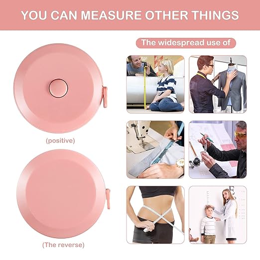 12 | 24 | 36 | 48 | 72 | 96 | 120 Pack Tape Measure,12 Colors Soft Retractable Measuring Tape 60-Inch/150cm, for Body Measuring Tailor Cloth Home Craft Measurements (36 Pack)