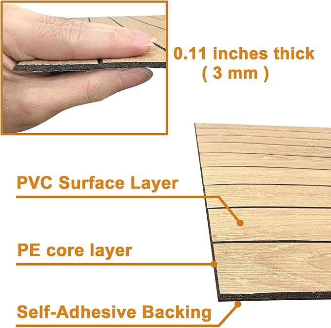 Yutianli PVC Slat Wall Panel Peel and Stick 118"x 15.7" Faux Wood Slat Panel Artificial Walnut Wood Grain Self-Adhesive Soundproof 3D Wall Panel for Walls and Ceilings