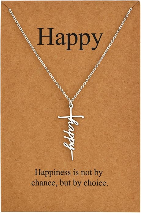 Lcherry Faith Cross Pendant Necklace for Women Religious Christian Jewelry Mother's Day Gifts for Women