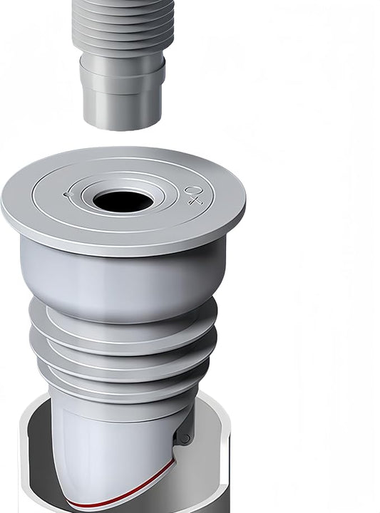 Washing Machine Drain Hose Seal, Anti-Odor Floor Drain Plug Sewer Pipe Seal Ring Sealing Cover, Washing Machine Sealing Plug (1, S: 35-40MM)