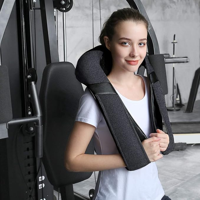 Mirakel Mothers Day Gifts for Mom Wife Women, Neck Massager for Pain Relief Deep Tissue, Electric Shiatsu Shoulder & Back Massager with Heat, Fathers Day Dad Gifts for Husband Men (NOT Cordless)