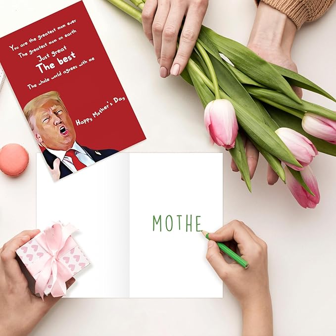 Funny Mothers Day Card Gifts for Mom Grandma Wife, Happy Mothers Day Gifts for Mom, Great Mother's Day Card from Daughter Son