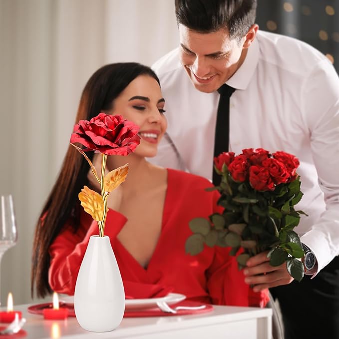 Tmacker Gifts for Mom Wife Grandma Stepmom Mothers Day from Daughter Son, Mothers Day Mom Gifts Artificial Rose Flowers on Christmas Valentine Birthday Anniversary
