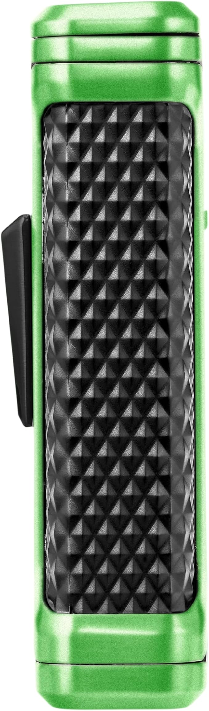 Colibri Ascari Triple Jet Torch Lighter, Windproof & Uses Butane Refill, Cigar Enthusiast's Choice with Integrated Punch, Blue Fuel Window, and Adjustable Flame (Metallic Green + Black)