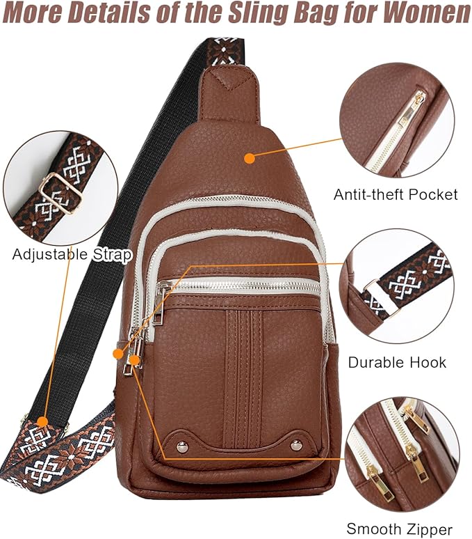 Mothers Day Gifts for Mom Grandma Nana Aunt Teacher Nurse Crossbody Bags Gifts for Women Birthday Gift for Her Family Small Crossbody Sling Bag Fanny Pack Chest Travel Purse zChristmas Gift Ideas