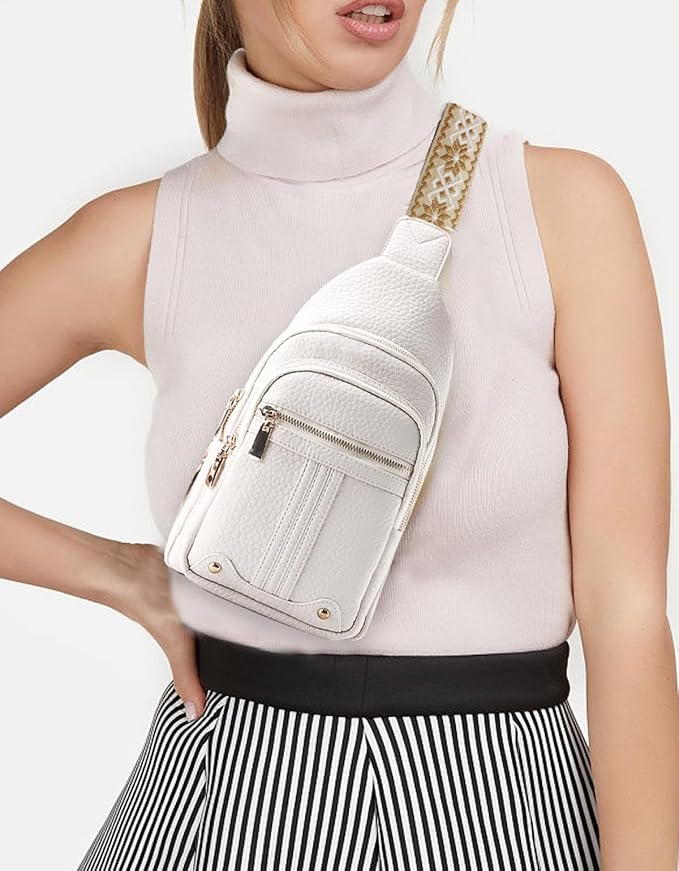 Mothers Day Gifts for Mom Crossbody Bags Anniversary Birthday Mom Gifts for Women Sling Bag Fanny Pack Chest Anti Theft Purse Christmas Secret Santa Gift Ideas for Her Girlfriend Wife