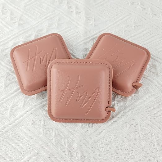 Custom PU Leather Tape Measure – Measuring Tape for Tailoring, Home, and DIY Projects, Personalized Logo Option (1000)