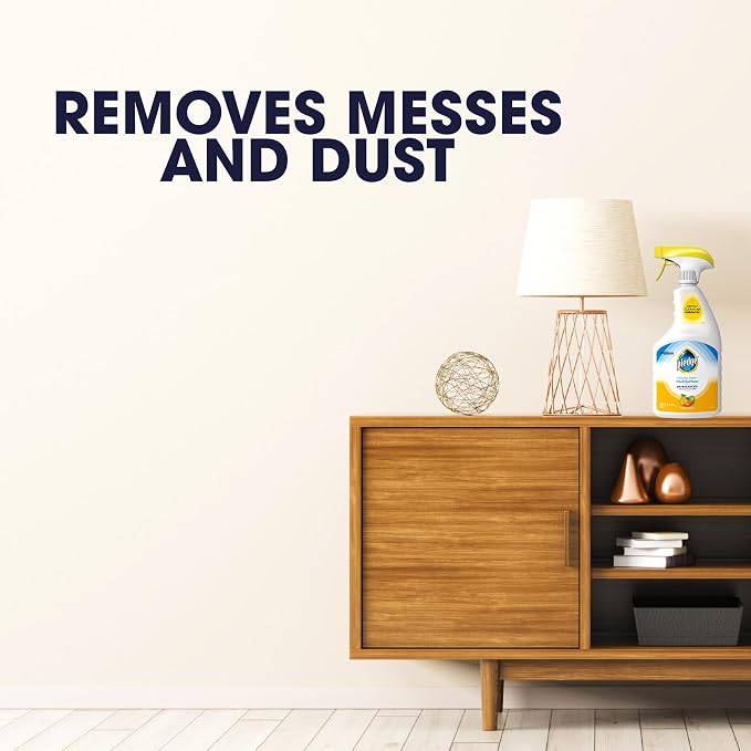 Multi Surface Cleaner Spray, pH-Balanced Everyday Cleaner, Works on Steel, Wood, Electronics, Stone and Glass, Citrus Scent, 25 Fl Oz bundled with Micro Fiber Cloth