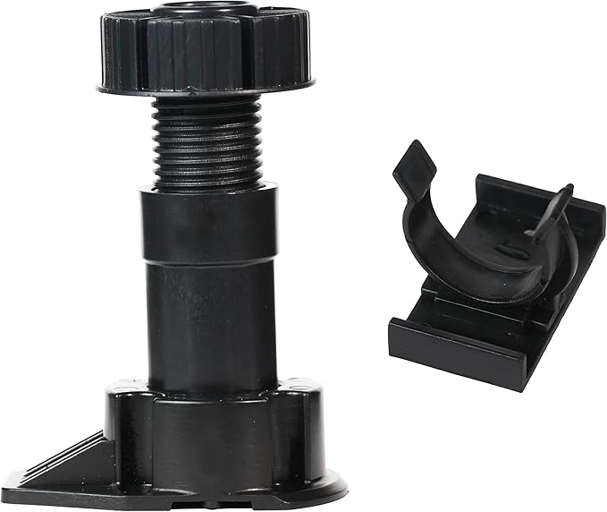 Berta 2-Pack, Cabinet Leveler Legs-330 lb Capacity, Leg-Adjusts from 3 1/7" - 4 3/10" (80-110 mm) (80-110 mm, 2 Pieces)