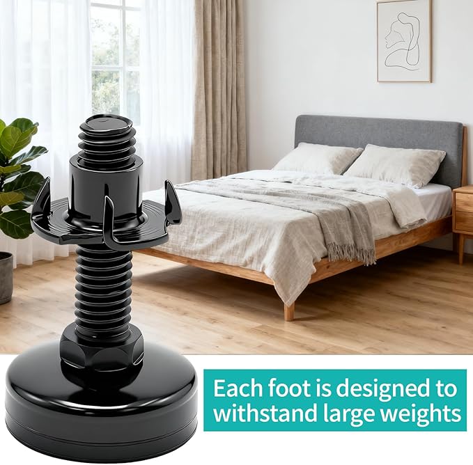 Heavy-Duty Furniture Adjustable Feet, Corrosion-Resistant Levelers, Suitable for Tables, Cabinets, Chairs, Sofas, Workbenches, and Other Heavy-Duty Furniture (20 Pack)