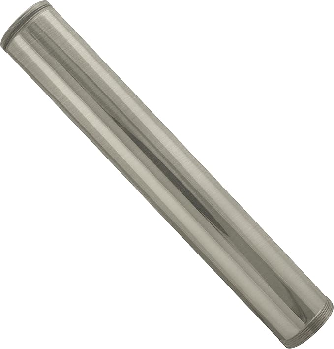 Westbrass D419-07 1-1/4" OD x 12" Threaded Tailpiece, Satin Nickel