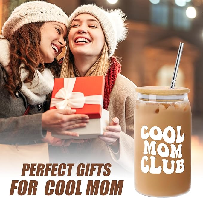 Mothers Day Gifts for Mom from Daughter Son, Funny Gifts Ideas for Women Mama Stepmom Mother In Law, Personalized Anniversary Birthday Mothers Day Presents for Wife from Husband - Can Glass 16OZ